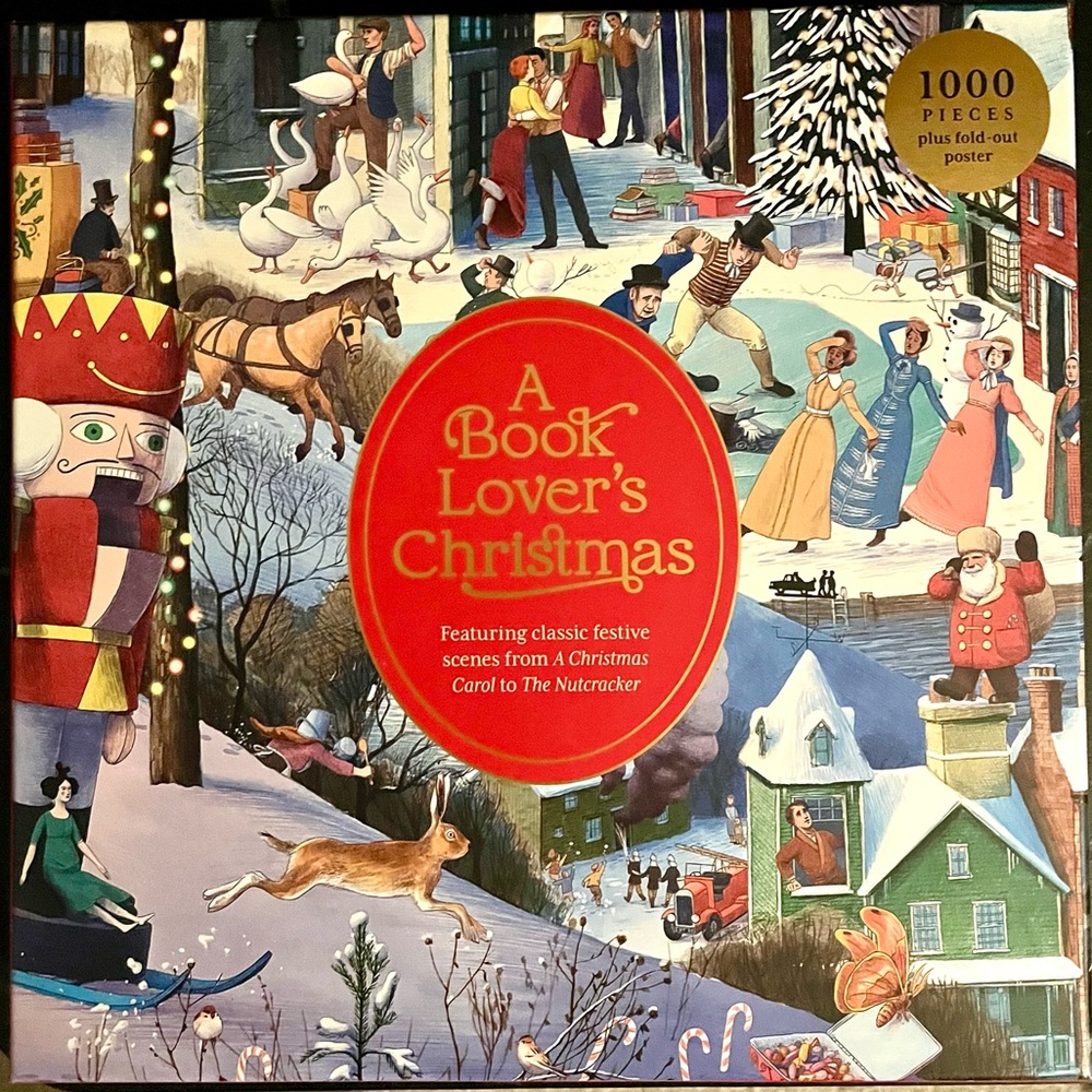 A Book Lover's Christmas Puzzle - 1000 Pieces